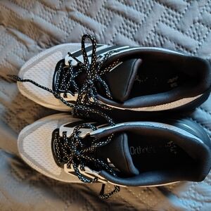 adidas Black and White Athletic Shoes